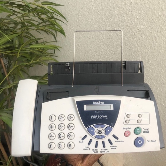 Brother FAX-575 Personal Plain Paper Phone Copier Facsimile Transceiver TESTED - Picture 1 of 4